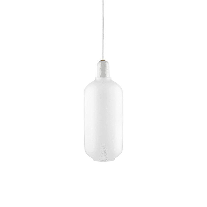 Amp Lamp Large White/White