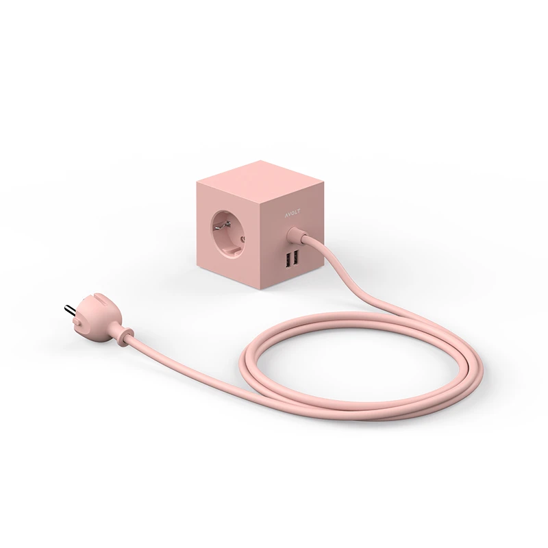 Square 1 USB & Magnet - Old Pink