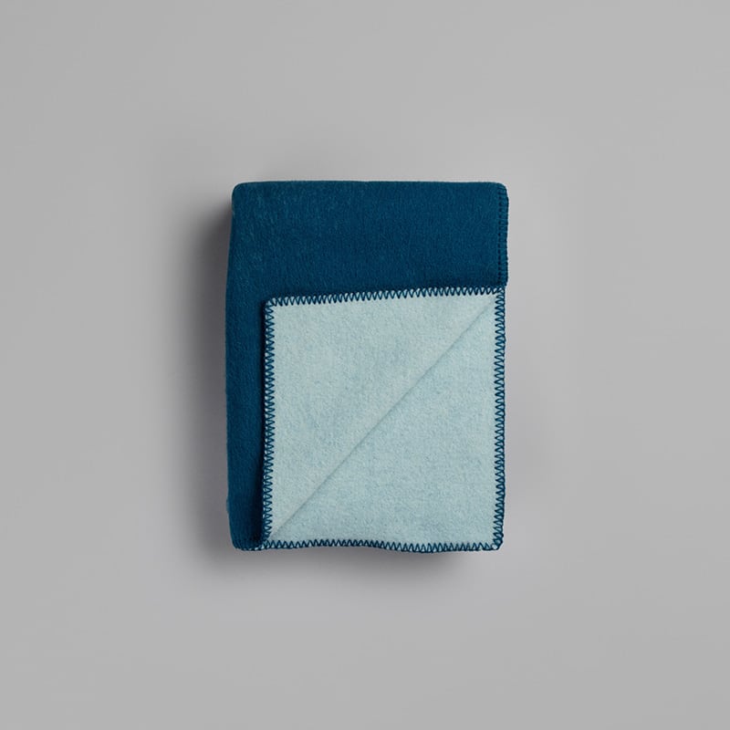 Color noise large throw - Blue/light blue