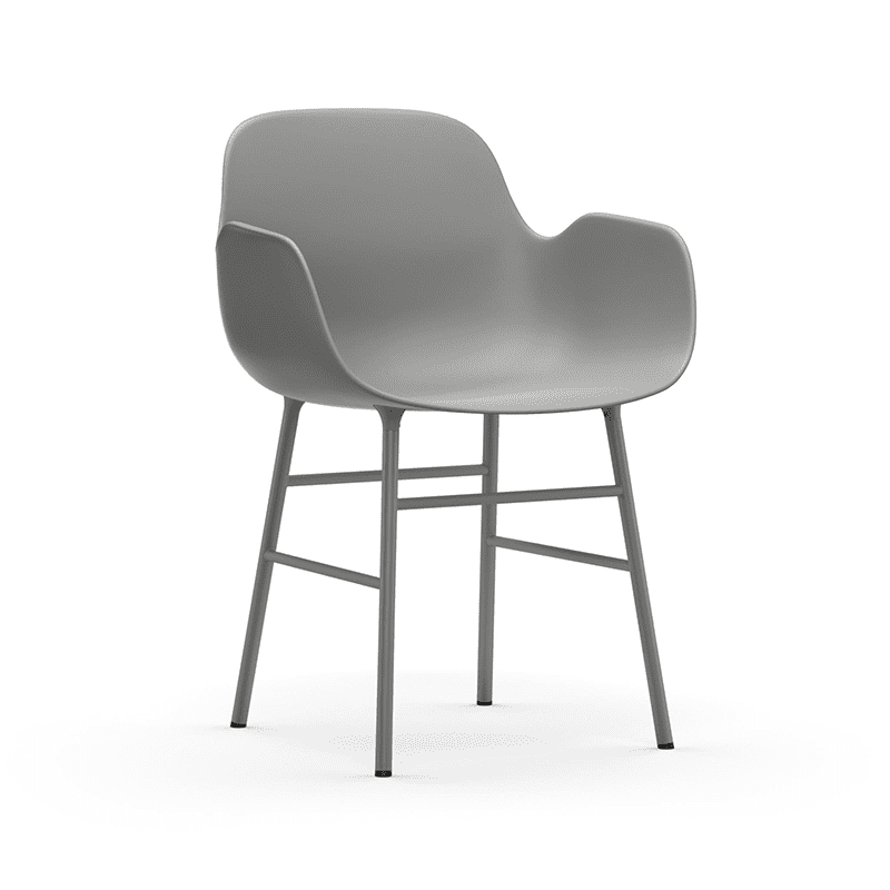 Form Armchair Grey/Black
