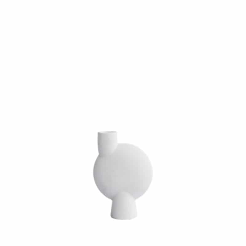 Sphere Vase Bubl Medio - Bone white