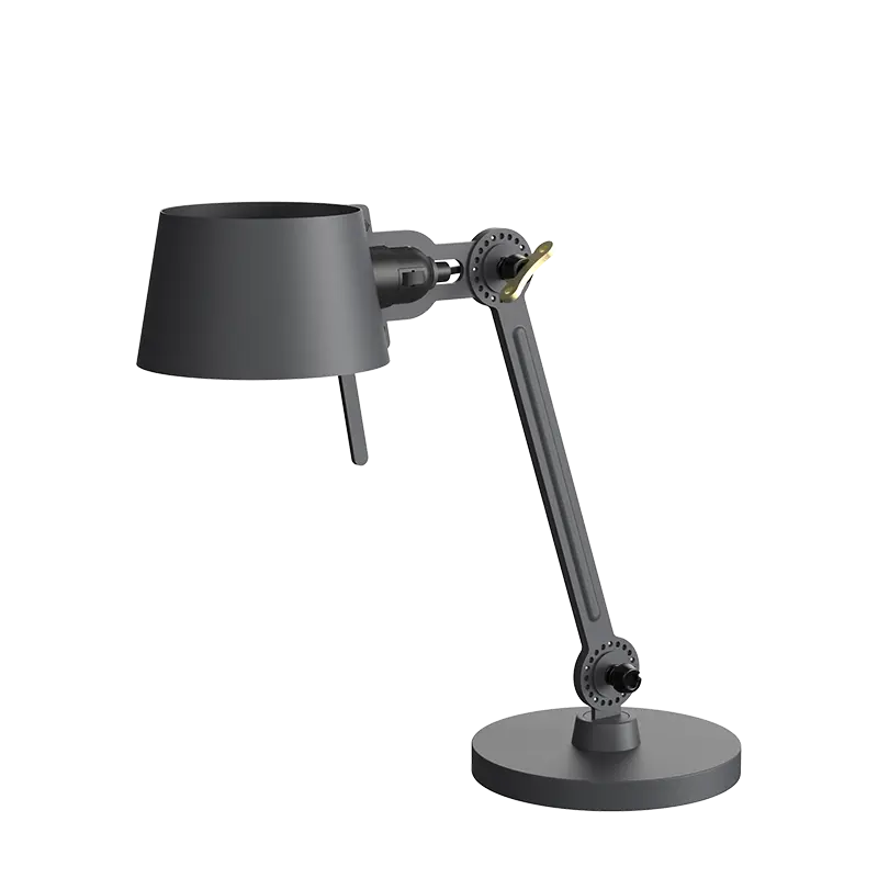 Bolt bureaulamp 1arm small foot - Midnight grey