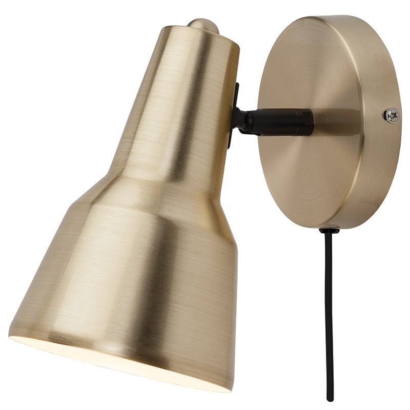 Wandlamp ijzer Valencia 22x20cm - Goud