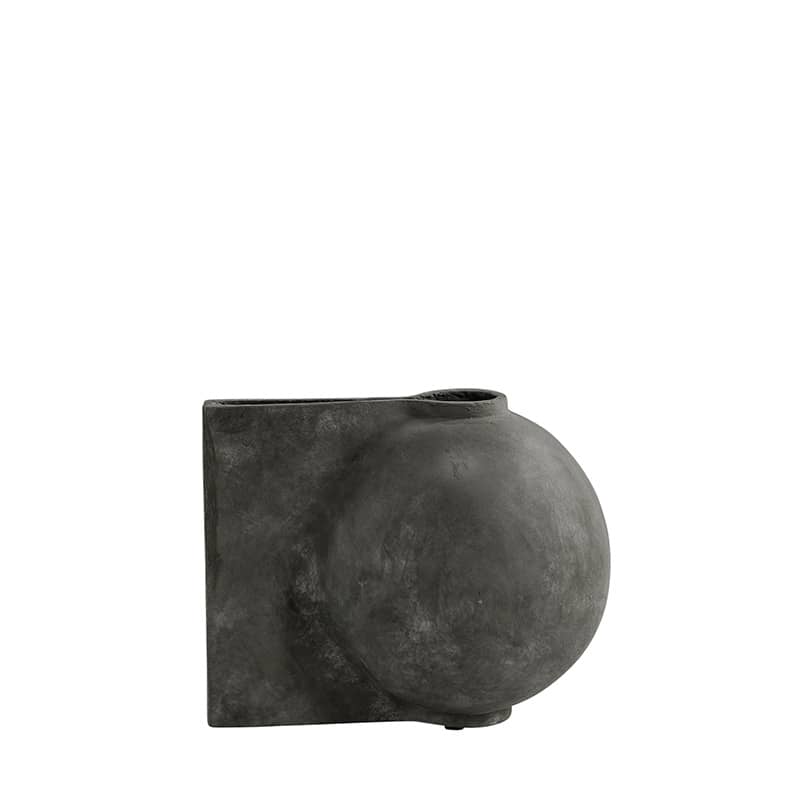 Offset Vase mini - Dark grey
