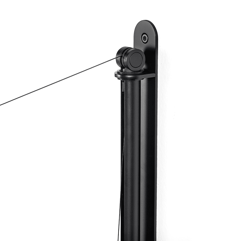 Fifty-Fifty wandlamp - Soft Black