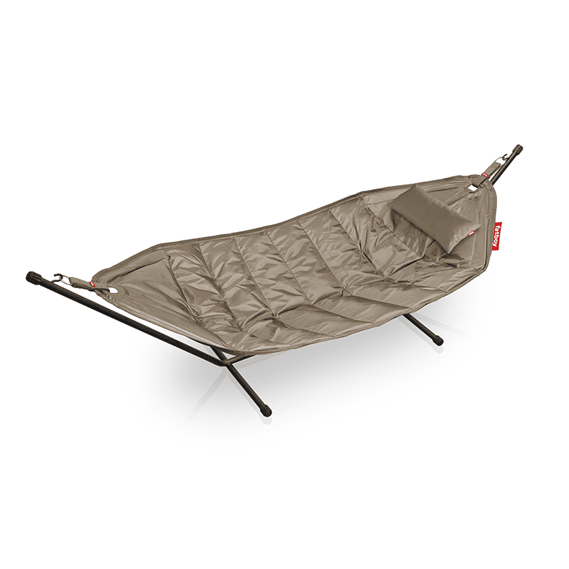 Headdemock + pillow - Taupe/black rack