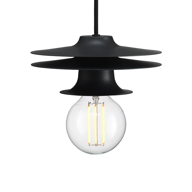 Firefly 3 shades 2 high hanglamp - Dark grey
