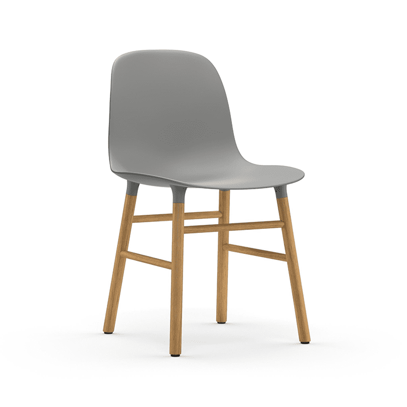 Form Chair Grey/Oak
