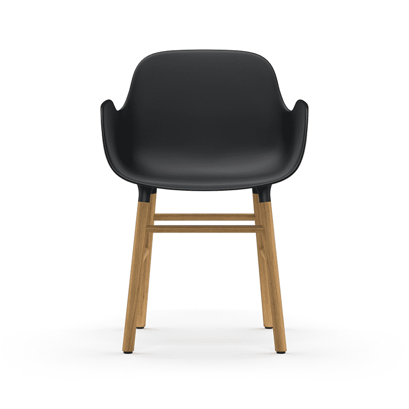 Form Armchair Black/Oak