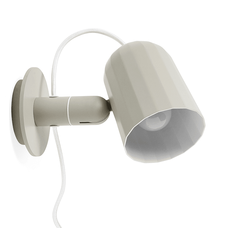Noc wall button lamp - Off white