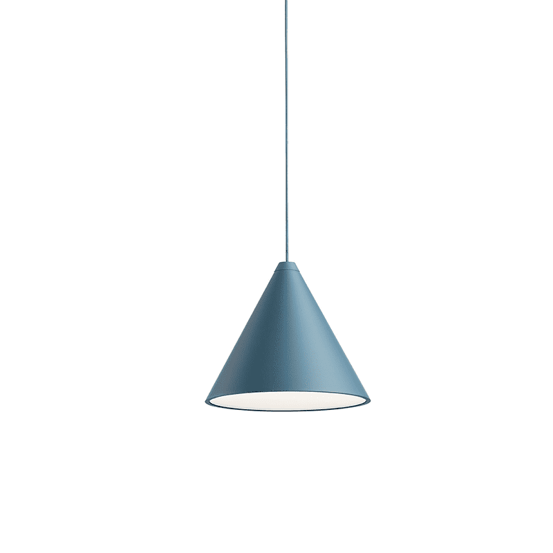 String light Cone M22 touch dim hanglamp - Blu