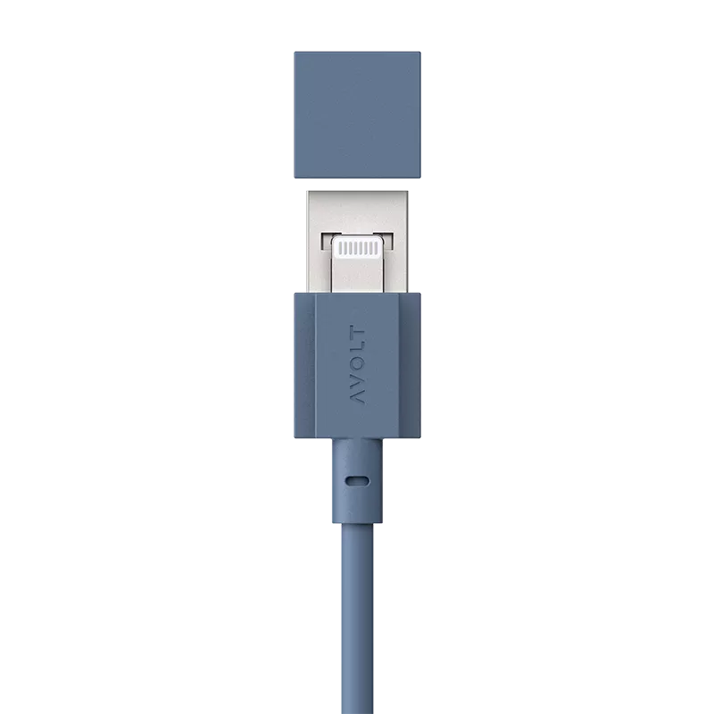 Cable 1 (USB A to lightning) - Ocean Blue