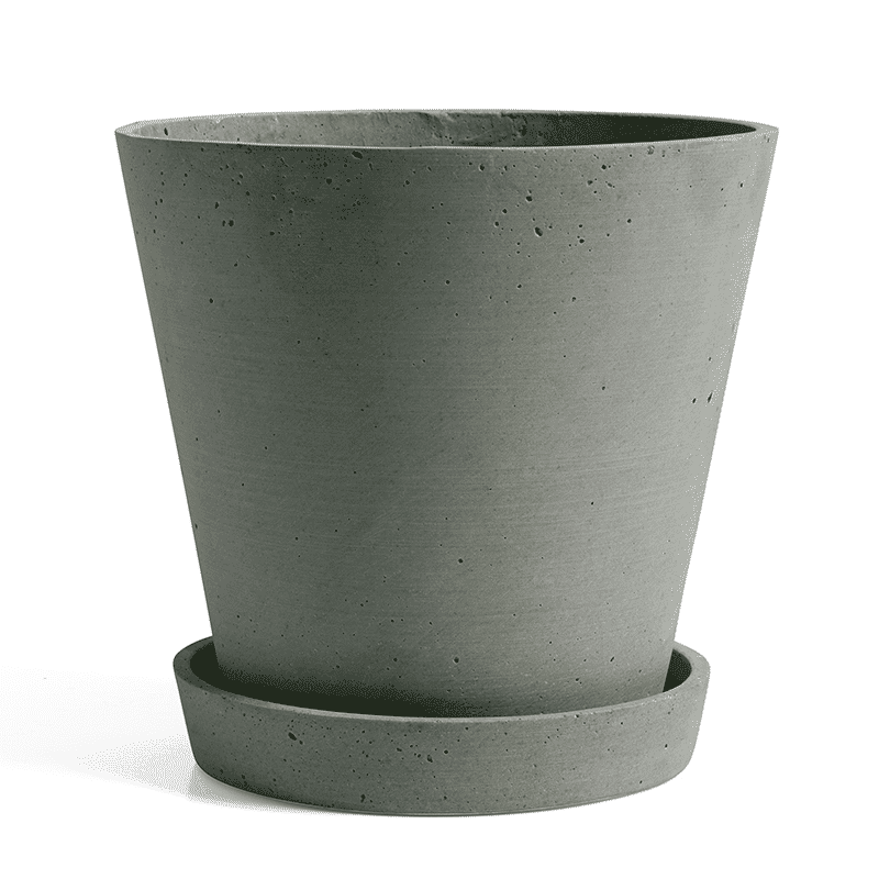 Flowerpot with Saucer XL - Green