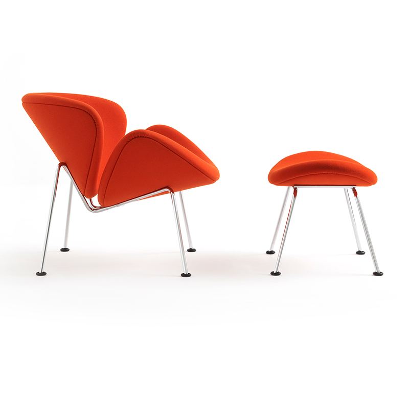F 437B Orange Slice fauteuil - Hoog