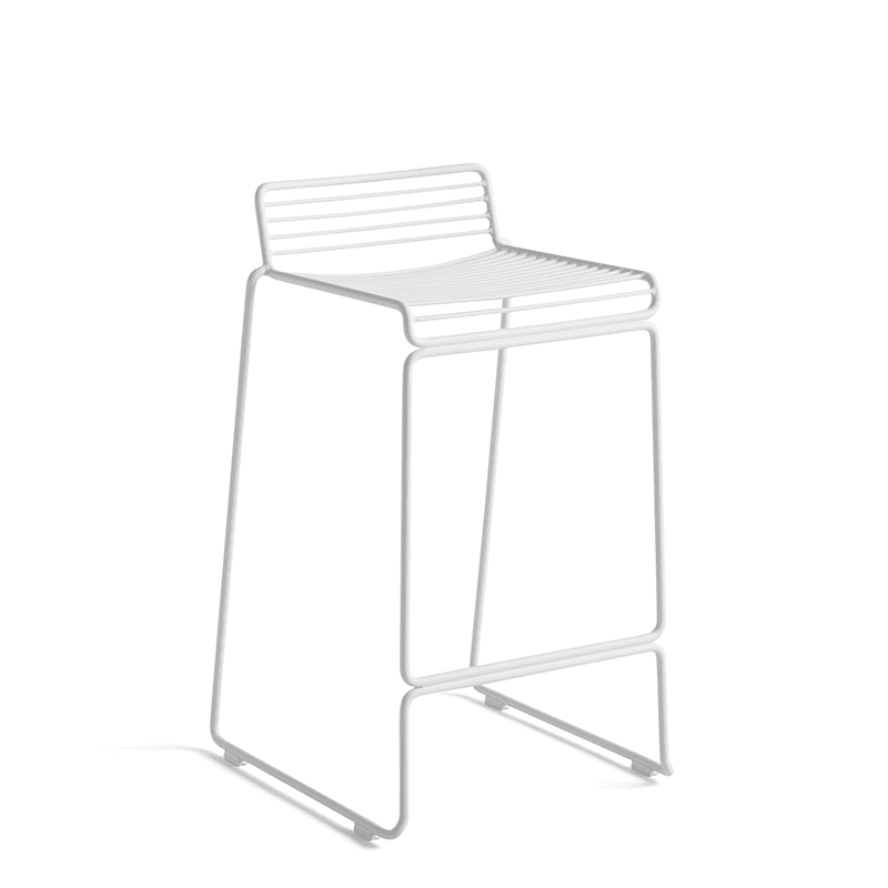 Hee Barstool Low - White