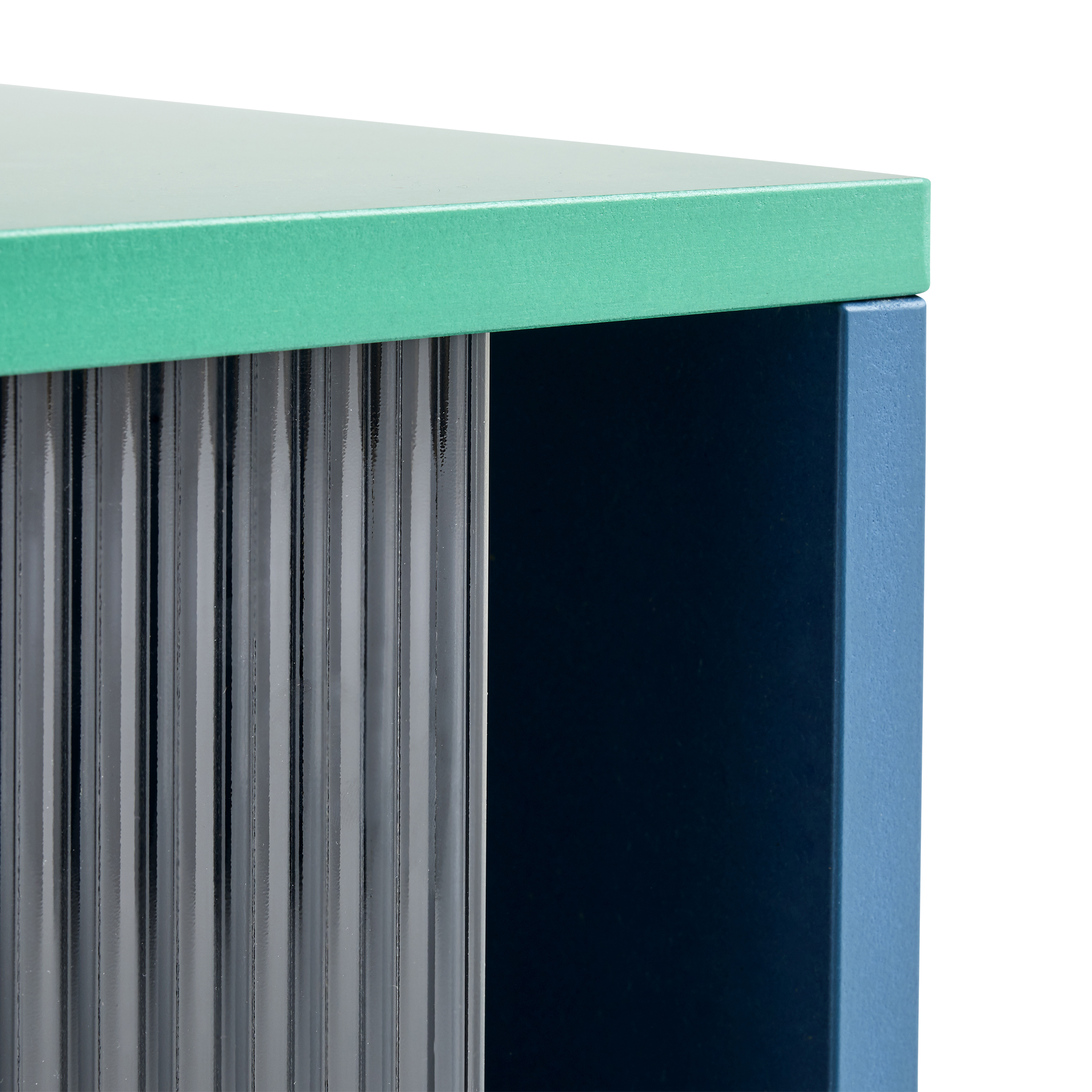 Colour Cabinet floor - Medium Multi/Glass doors