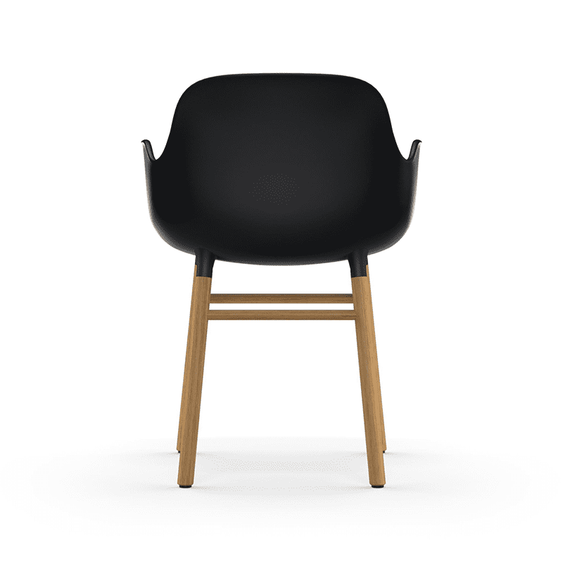 Form Armchair Black/Oak
