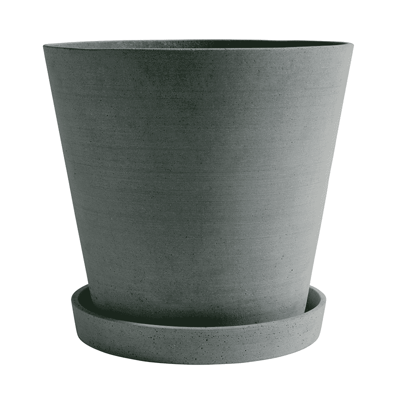 Flowerpot with Saucer XXXL - Green