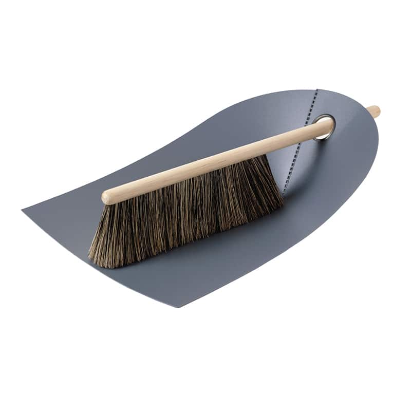 Dustpan & Broom - Dark grey