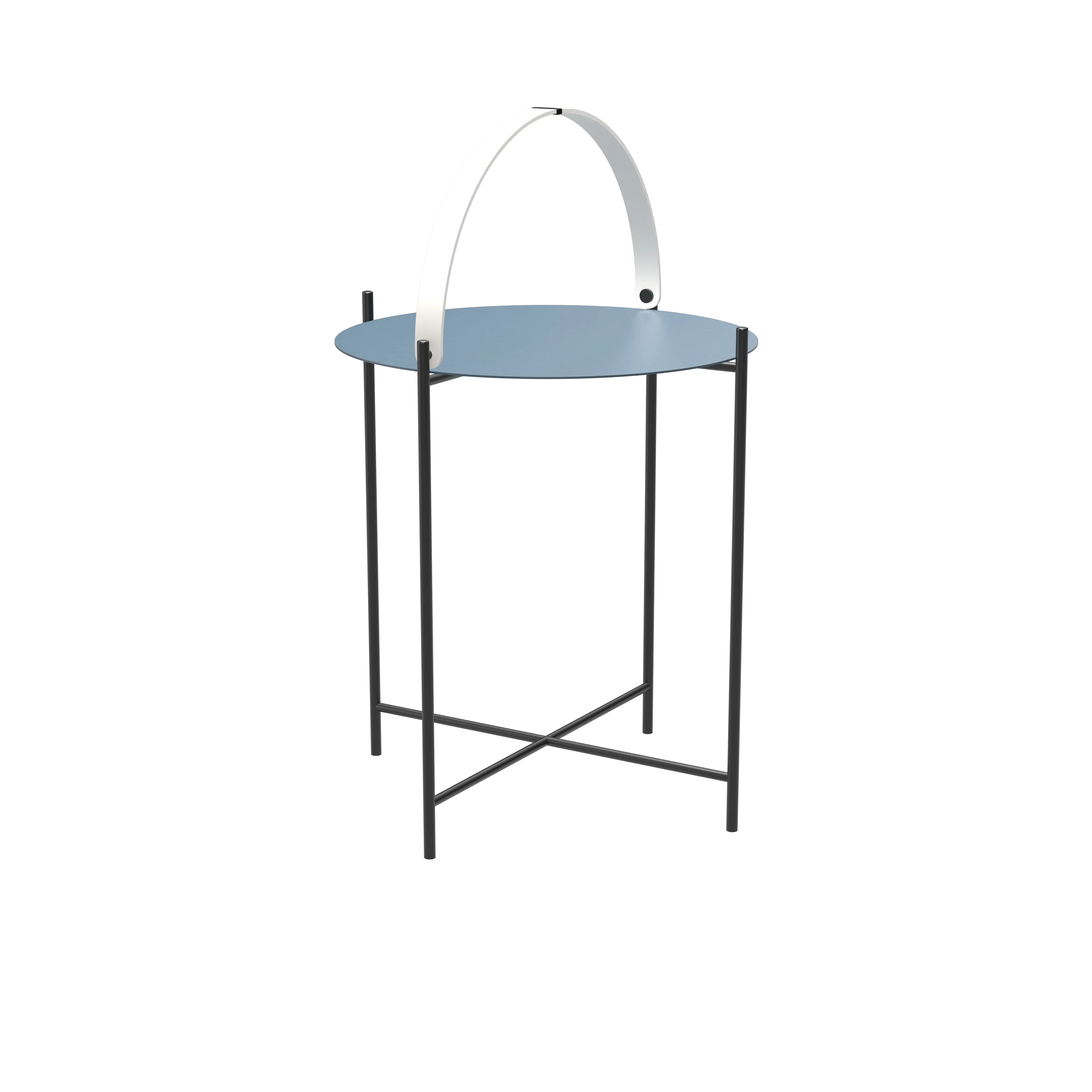 Edge tray table 46 cm - Pigeon blue