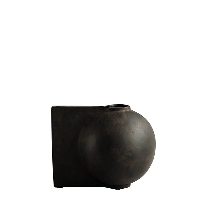 Offset Vase mini - Coffee