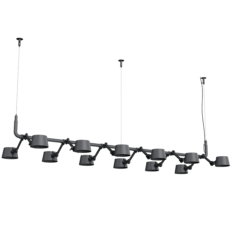 Bolt 12-pack hanglamp - Midnight grey