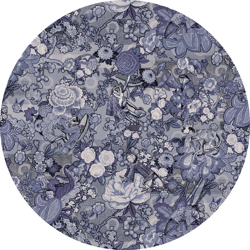 Vloerkleed Rendezvous Tokyo Blue - Ming Blue