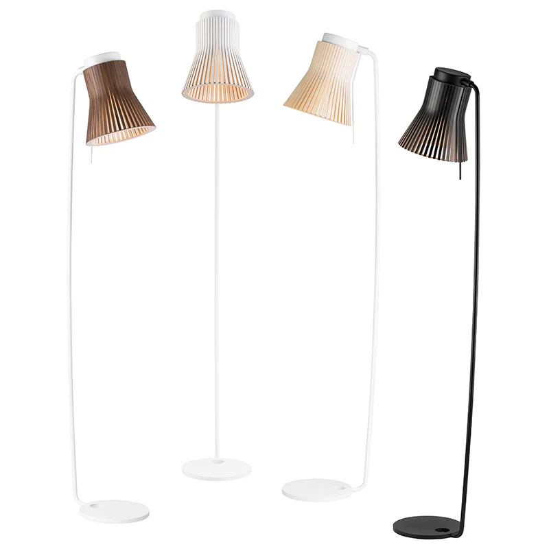 Petite 4610 vloerlamp - Walnut