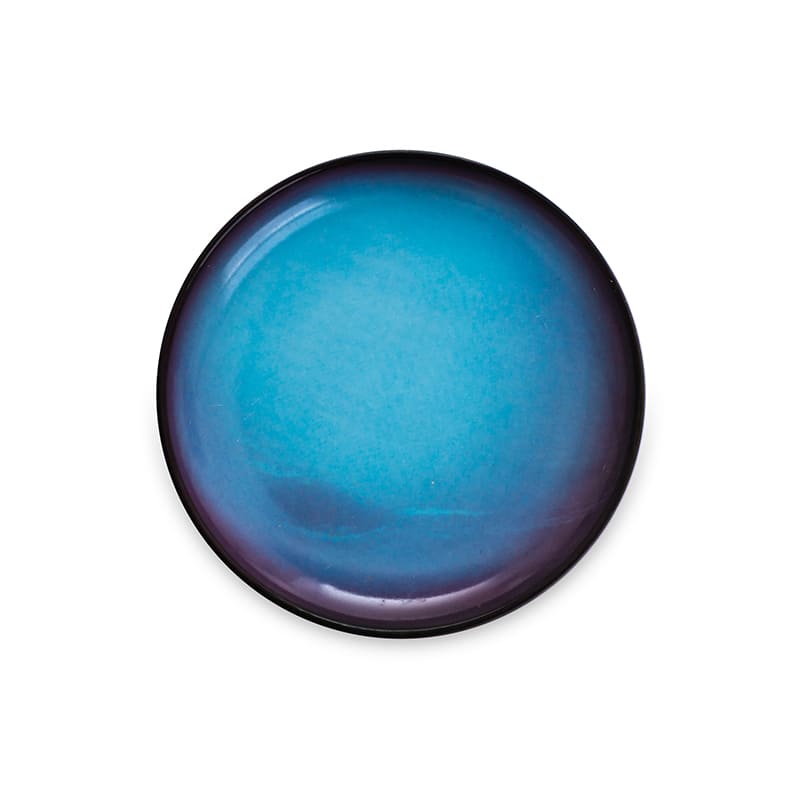 Cosmic diner porcelain plate - Neptune
