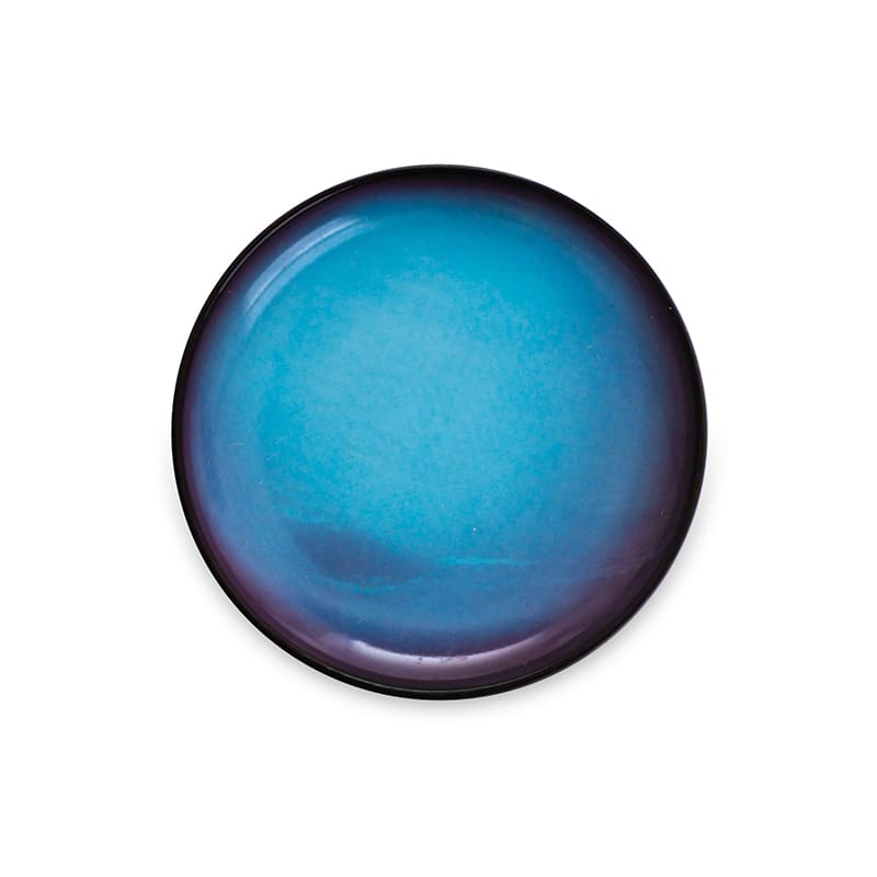 Cosmic diner porcelain plate - Neptune