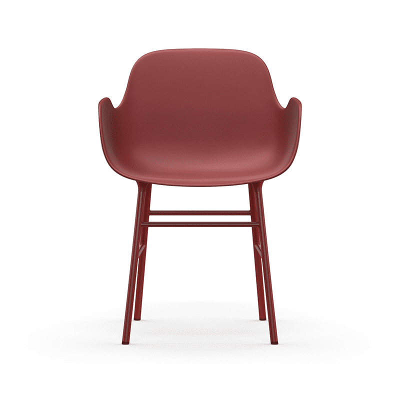 Form Armchair Red/Black