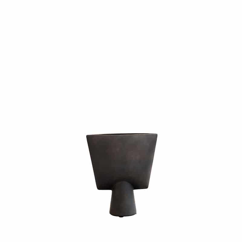 Sphere Vase Triangle mini - Coffee