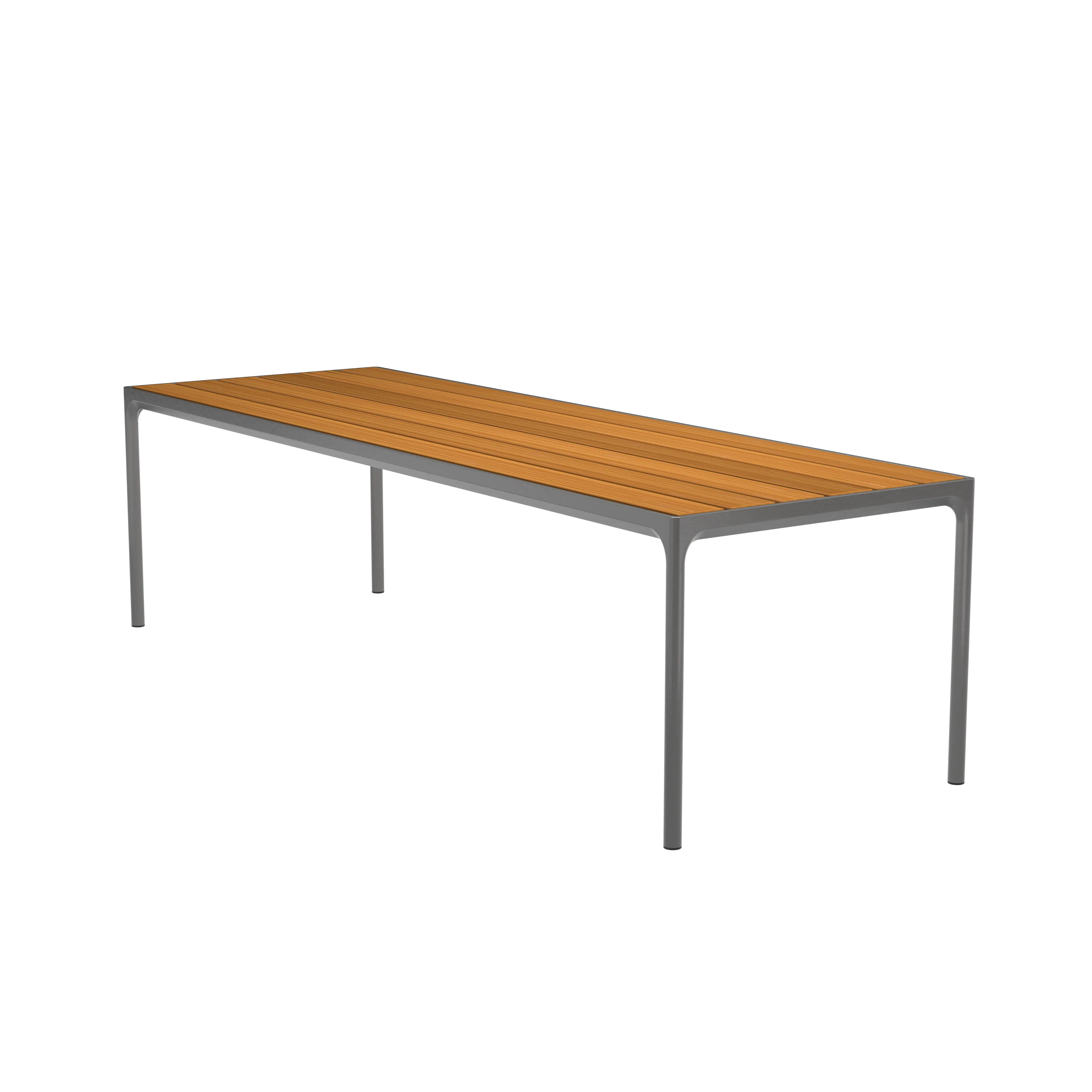 Four dining table 90 x 270 cm - Bamboo, grey
