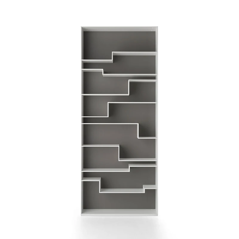 Melody boekenkast - White X042 / Dove grey F057
