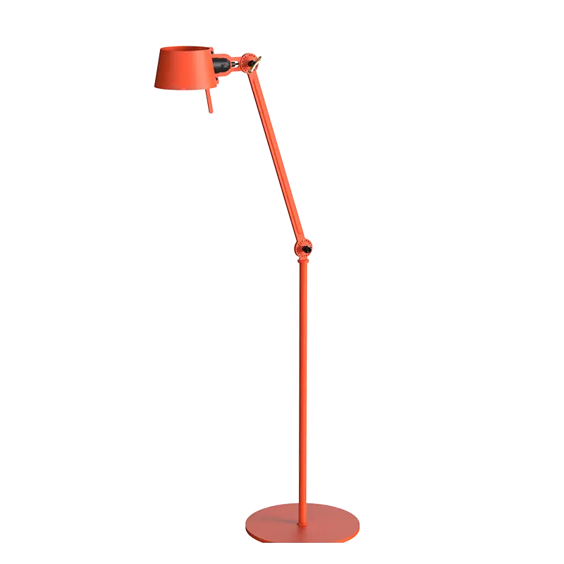 Bolt 1arm vloerlamp - Striking orange