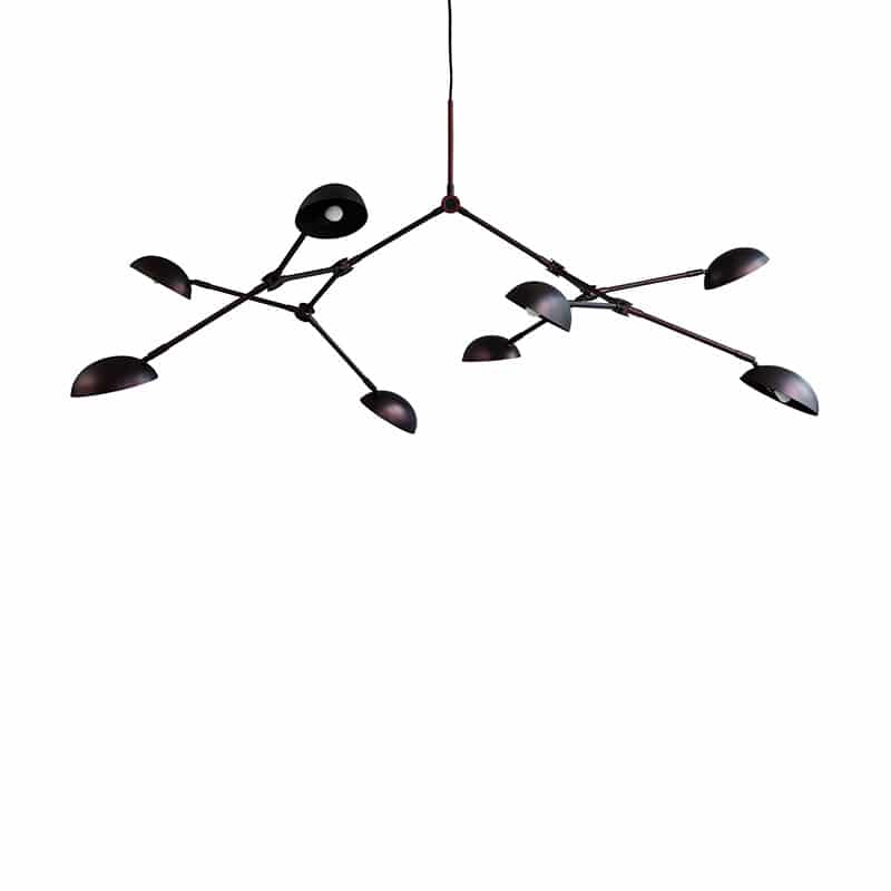 Drop chandelier - Burned black