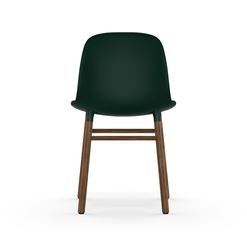 Form Chair Green/Walnut