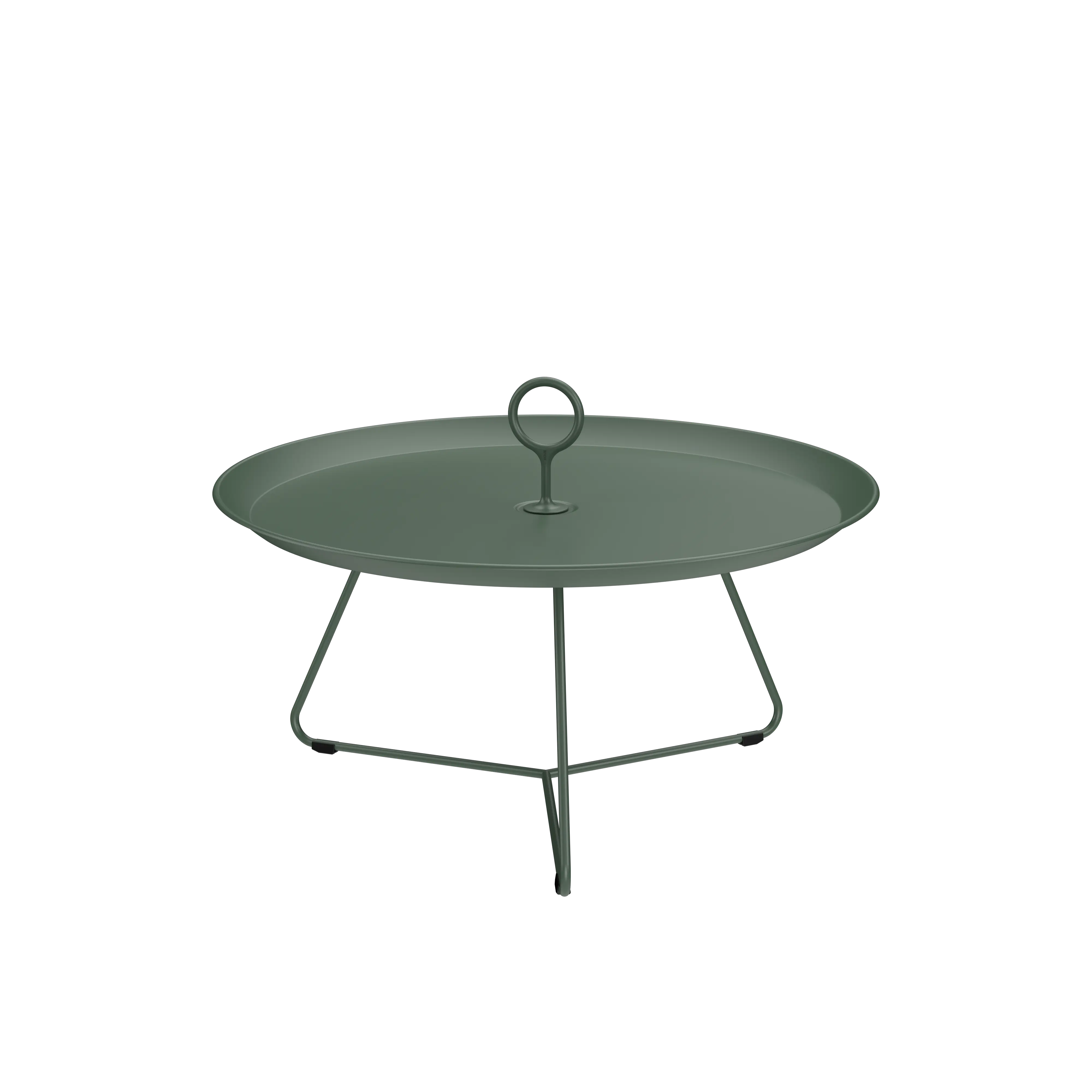 Eyelet tray table 70 cm - Pine green