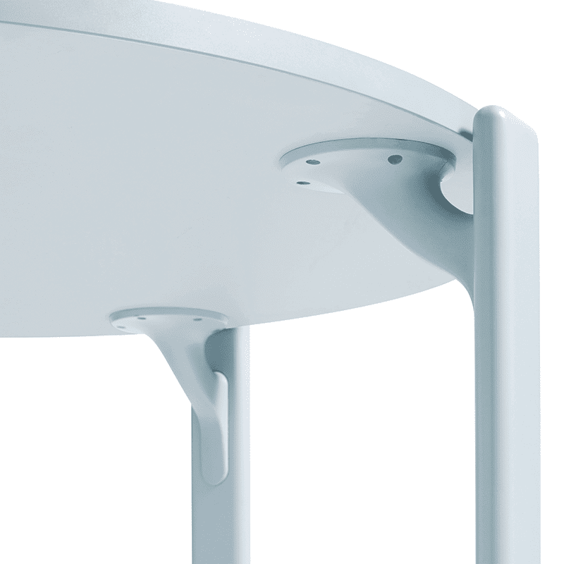 Rey Table - Slate blue/gull laminate