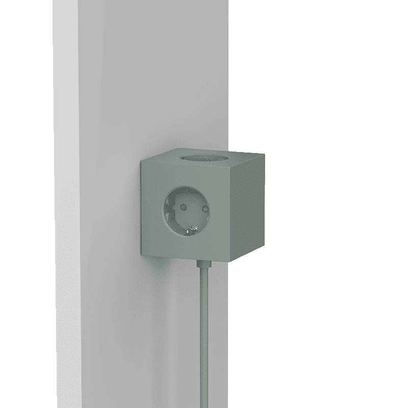 Square 1 USB & Magnet - Oak Green