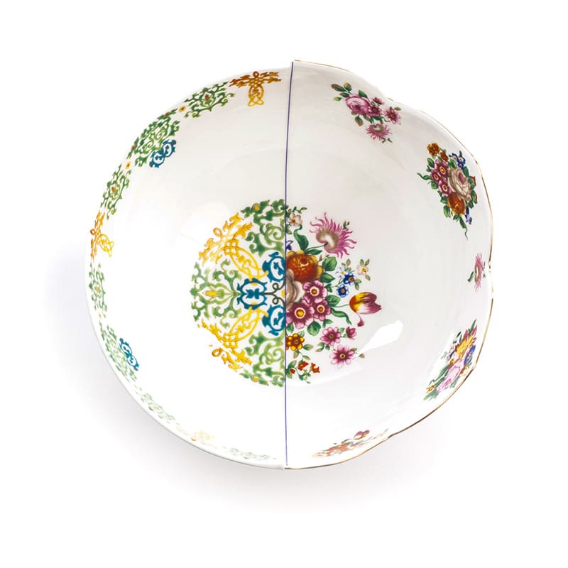 Hybrid-zaira salad bowl in porcelain