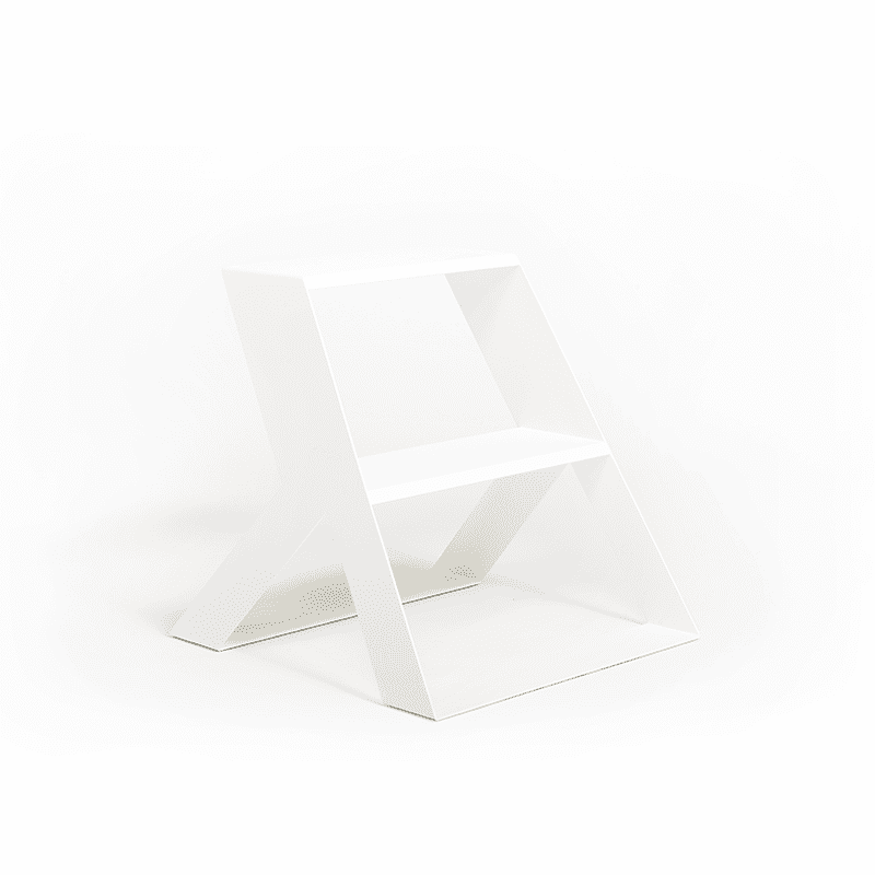 Split Step stepladder - White