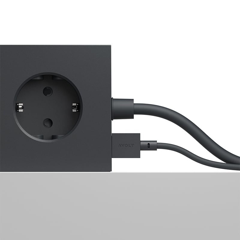 Square 1 USB & Magnet - Stockholm Black