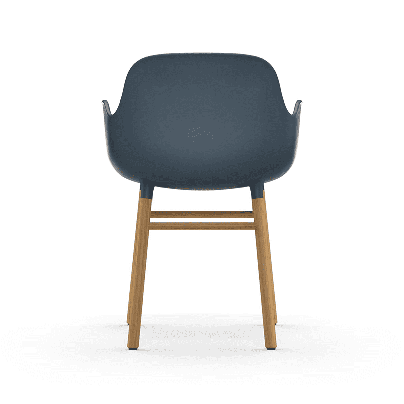 Form Armchair Blue/Oak