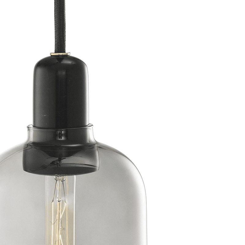 Amp Lamp Large Smoke/Black
