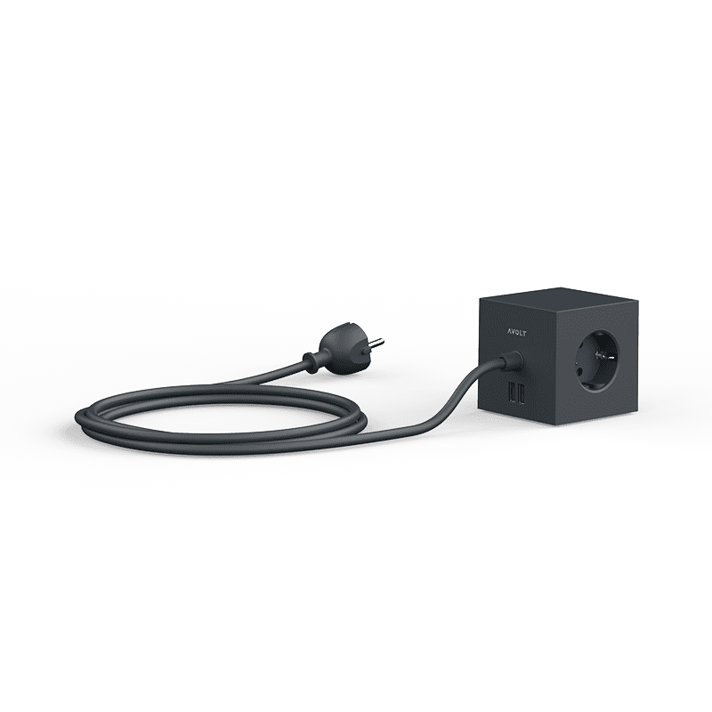 Square 1 USB & Magnet - Stockholm Black