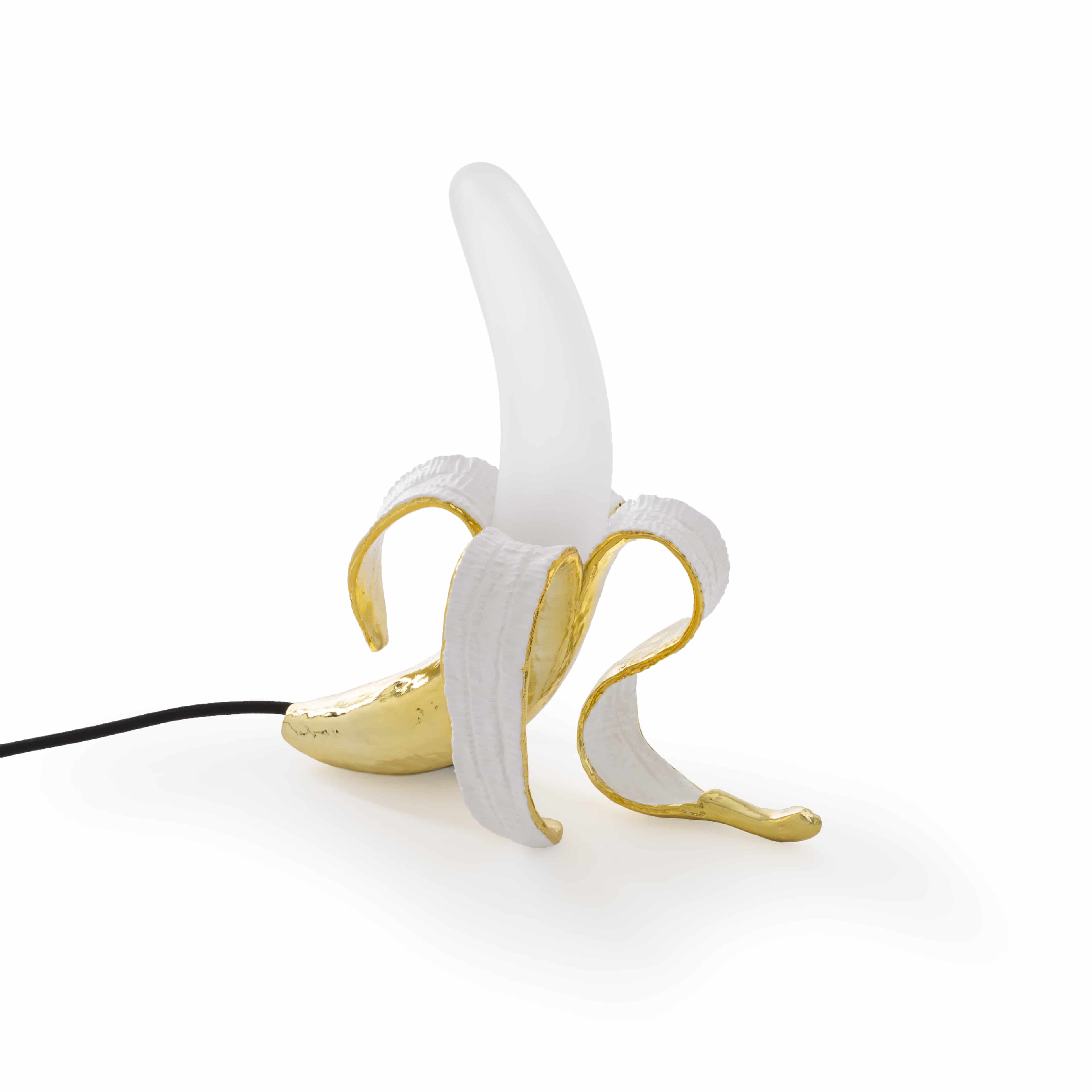 Banana tafellamp - Louie - Gold
