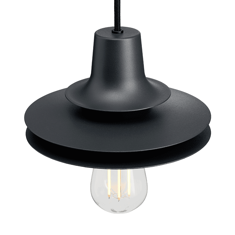Firefly 3 shades 2 low hanglamp - Dark grey