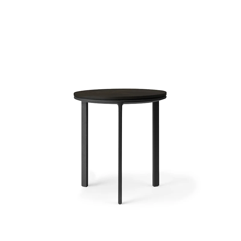 Vipp 421 side table, 40 cm - Dark oak veneer