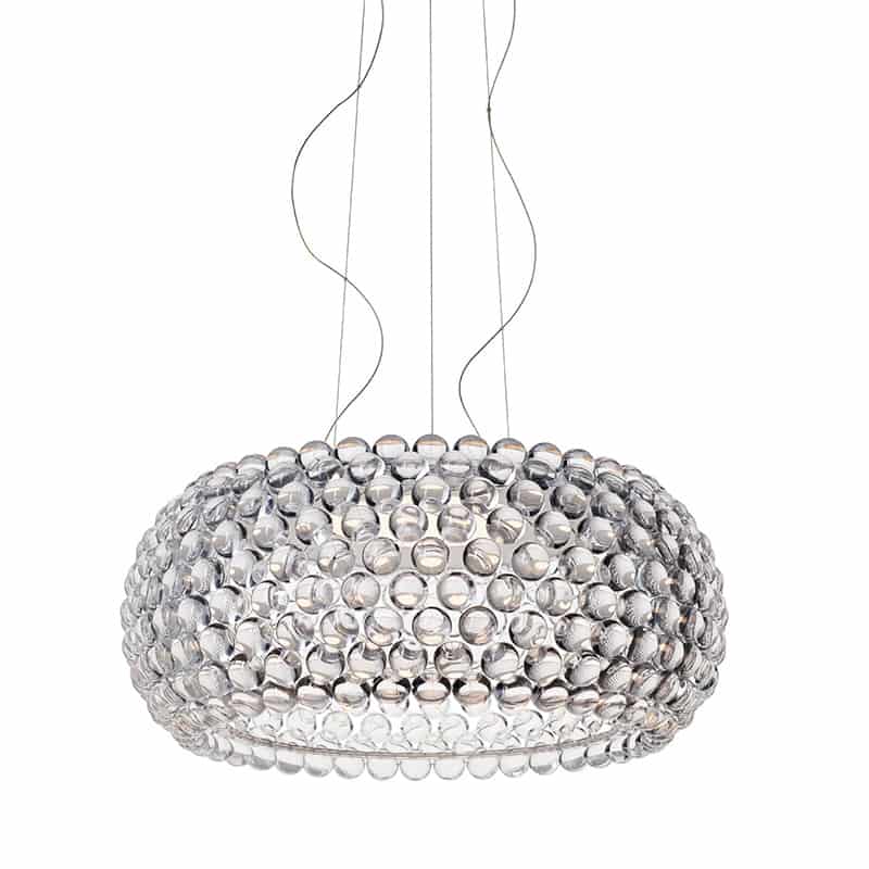 Caboche Plus grande hanglamp dimmable - Transparente